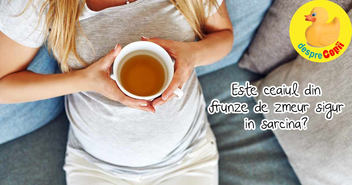 Ceaiul din frunze de zmeur -  indicatii si pericole in timpul sarcinii si nasterii