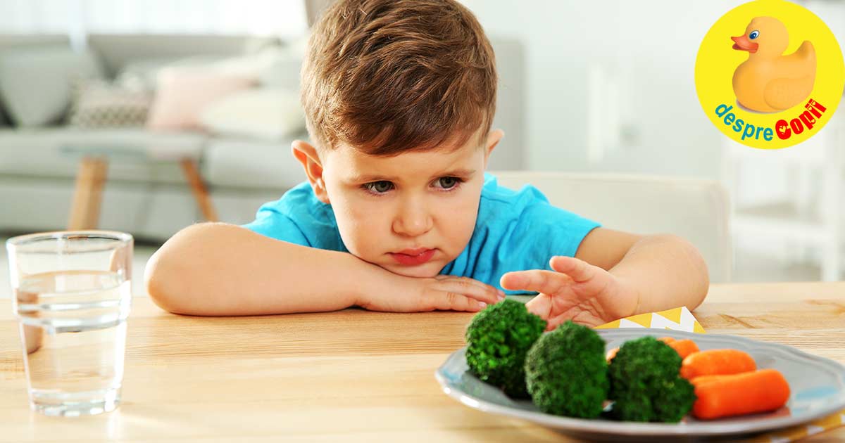 De ce copiii evita cu orice pret legumele si cum ii putem convinge sa le consume regulat?