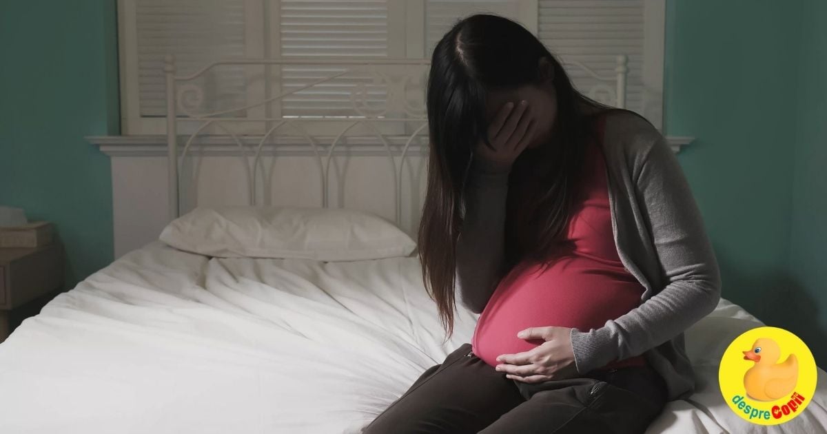Depresia in timpul sarcinii -  simptome și cum o poti invinge in mod natural
