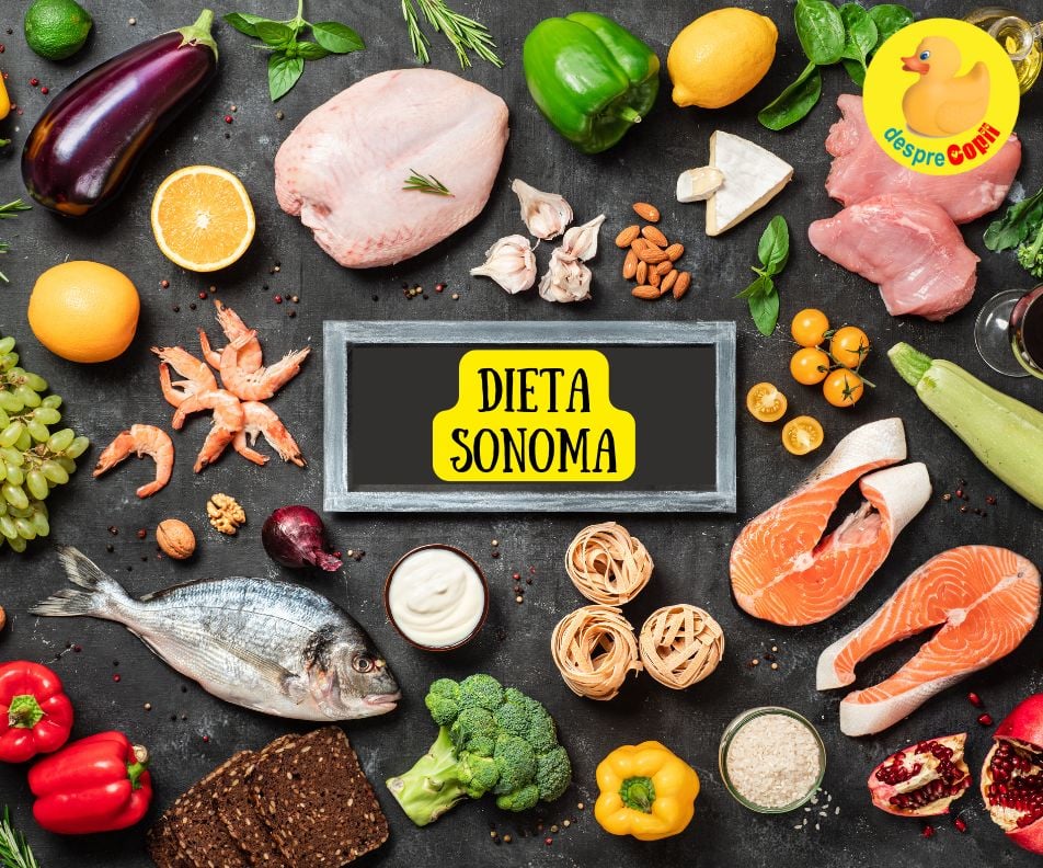 Dieta Sonoma sau dieta care combina placerea de a manca cu pierderea in greutate - principii si reguli