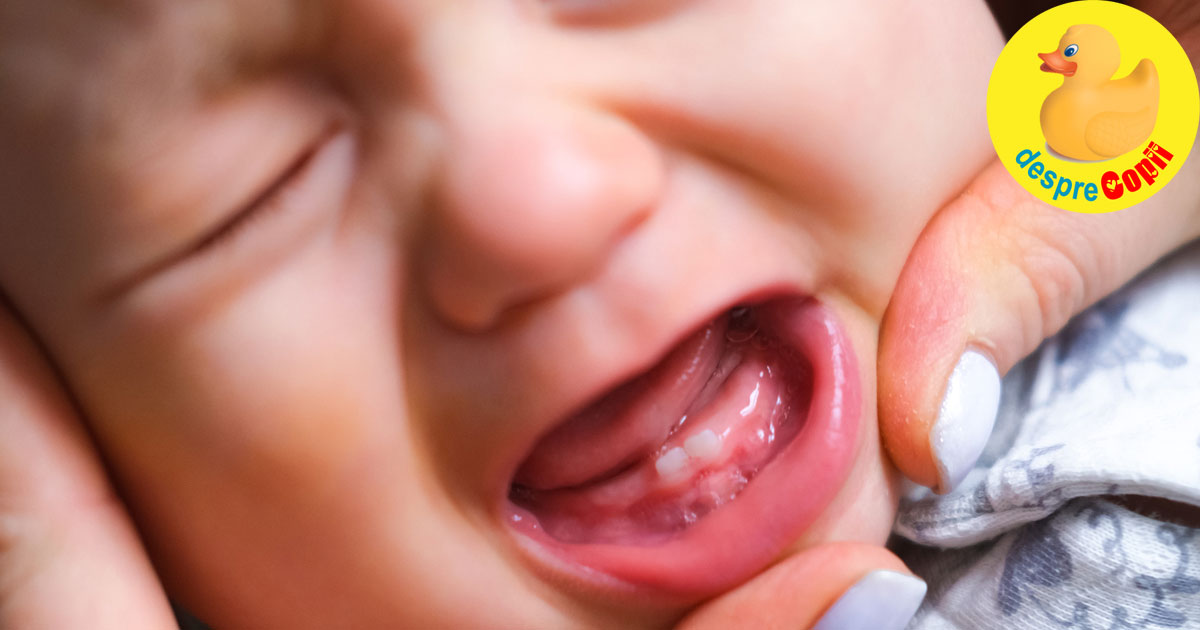 Cand apar dintii bebelusului -  cum poti alina durerea masand talpile sale cu ajutor reflexologiei