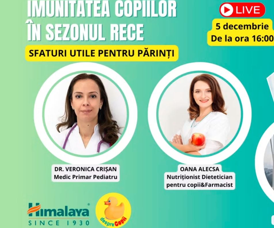 Imunitatea copiilor in sezonul rece - Sfatul medicului