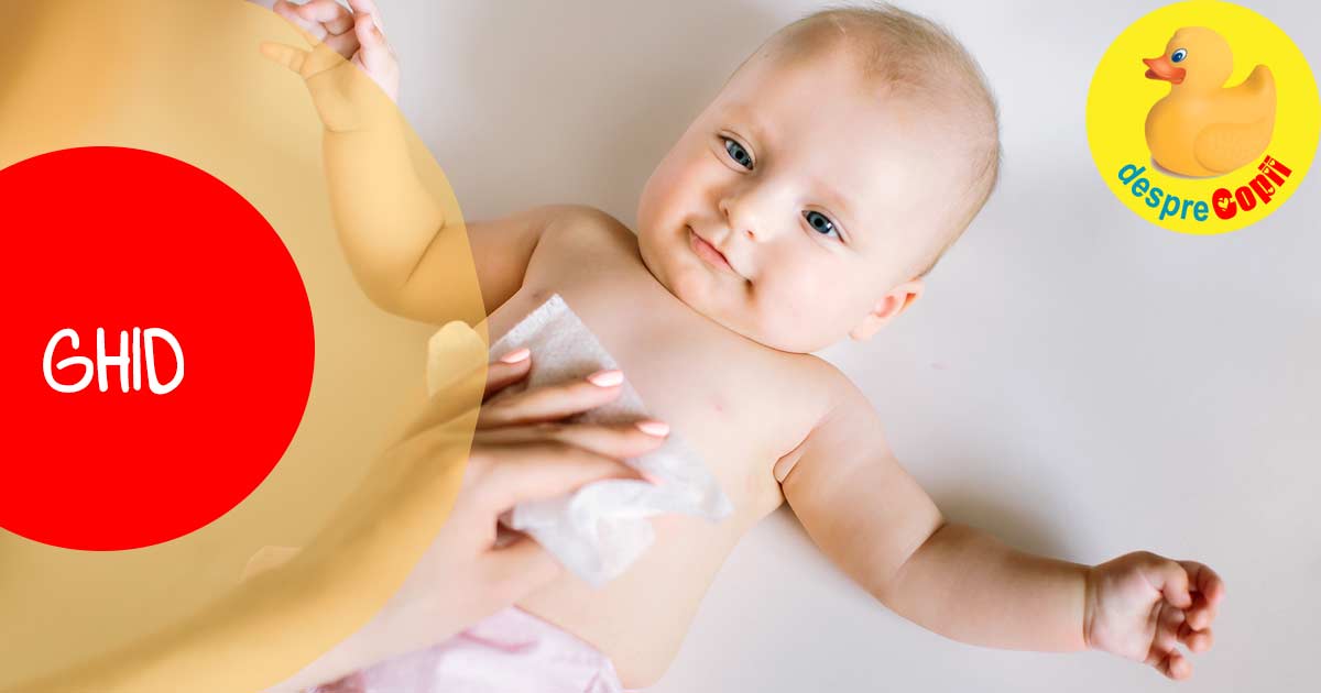 Ingrijirea pielii sensibile a bebelusului -  ghid