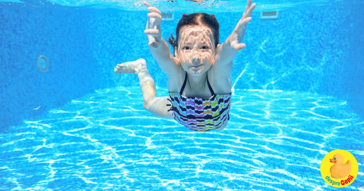 Inotul copilului in piscina - cateva sfaturi pentru a ne proteja copilul de bolile si pericolele piscinelor