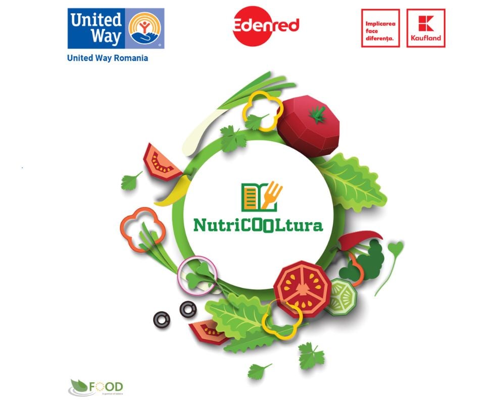 Edenred si Kaufland Romania, impreuna cu Fundatia United Way, lanseaza proiectul national de educatie alimentara in scoli, NutriCOOLtura