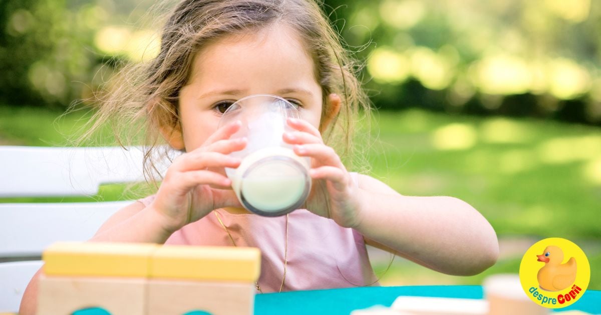 Laptele in alimentatia copilul de peste 1 an - ce fel de lapte si de ce -  sfatul medicului
