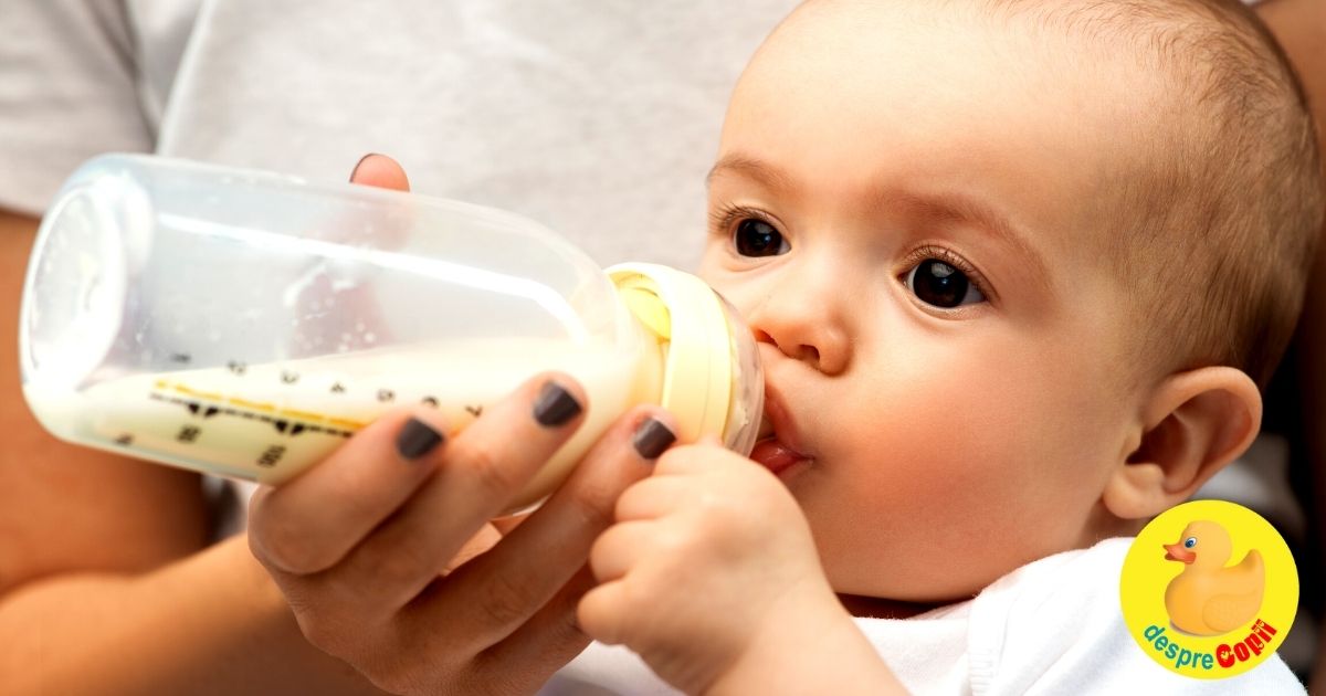 Hranirea bebelusului cu lapte formula -  puncte de luat in considerare