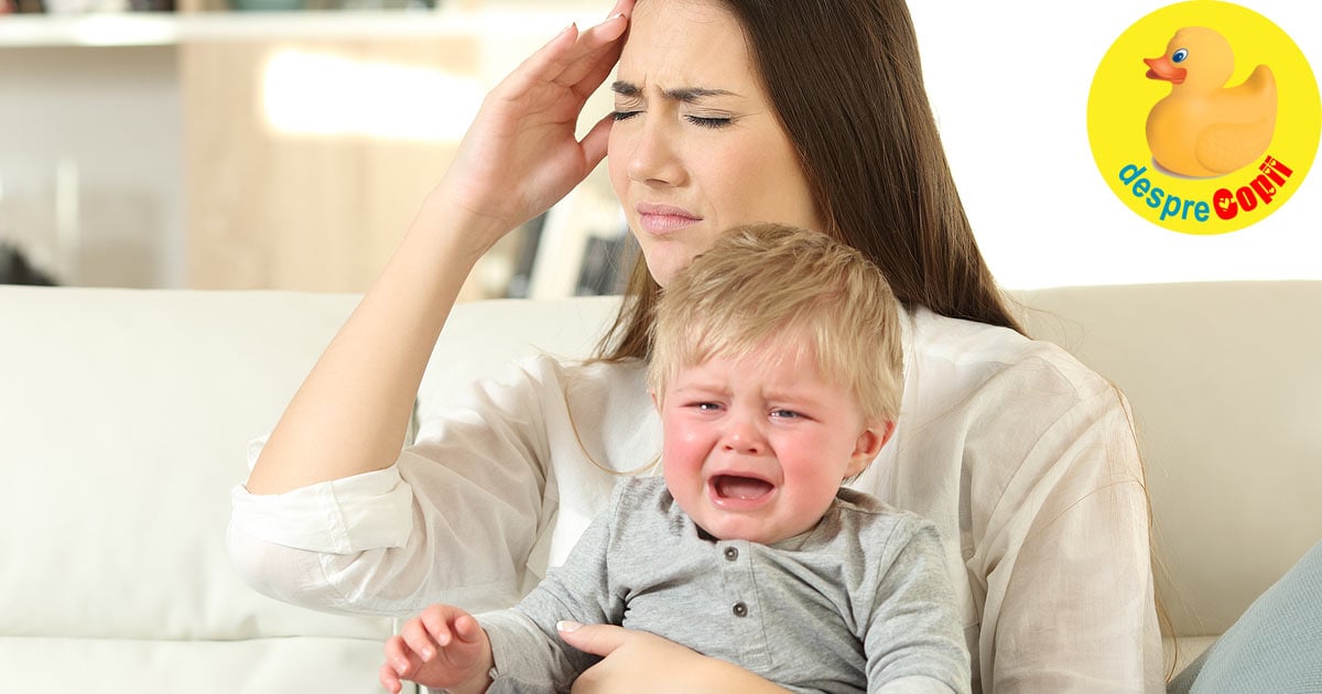 O mama stresata inseamna un bebelus plangacios. Mami nu transmite sentimente negative bebelusului tau.