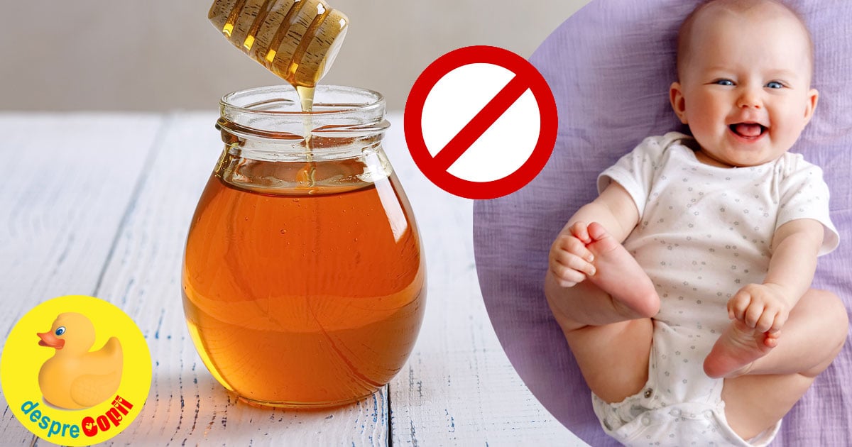 Mierea este un aliment interzis bebelusilor -  ce riscuri poate aduce mierea sanatatii bebelusului