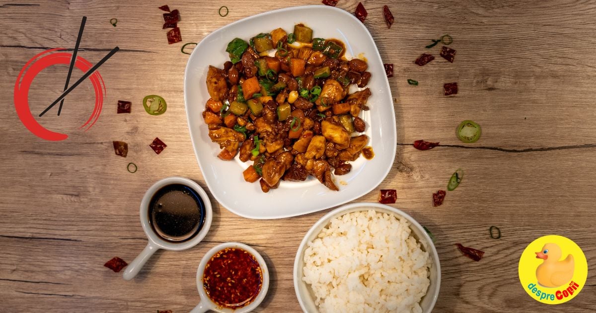 Reteta savuroasa de pui Kung Pao