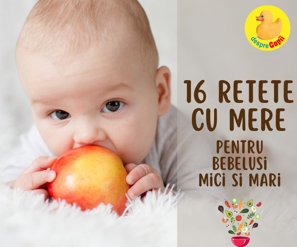 16 retete cu mere pentru bebelusi - delicioase si bogate in vitamine si antioxidanti