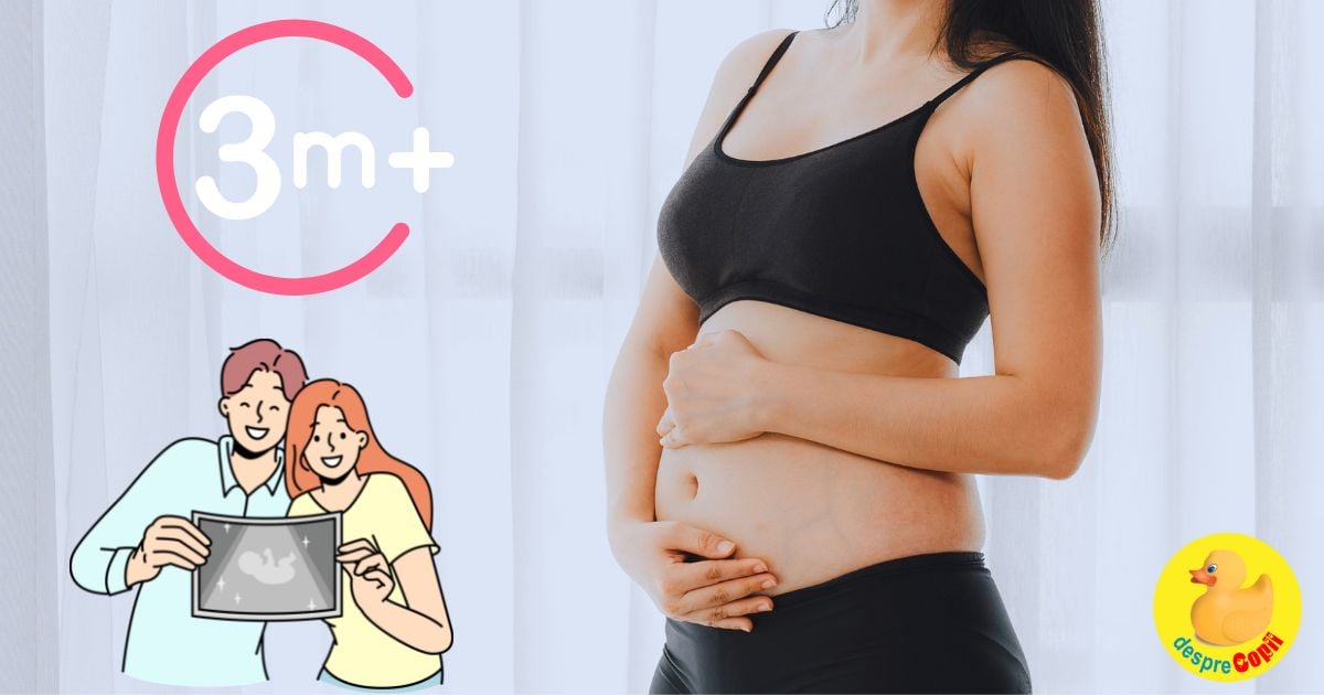 Luna 3 de sarcina -  9 lucruri speciale pentru mami si dezvoltarea lui bebe