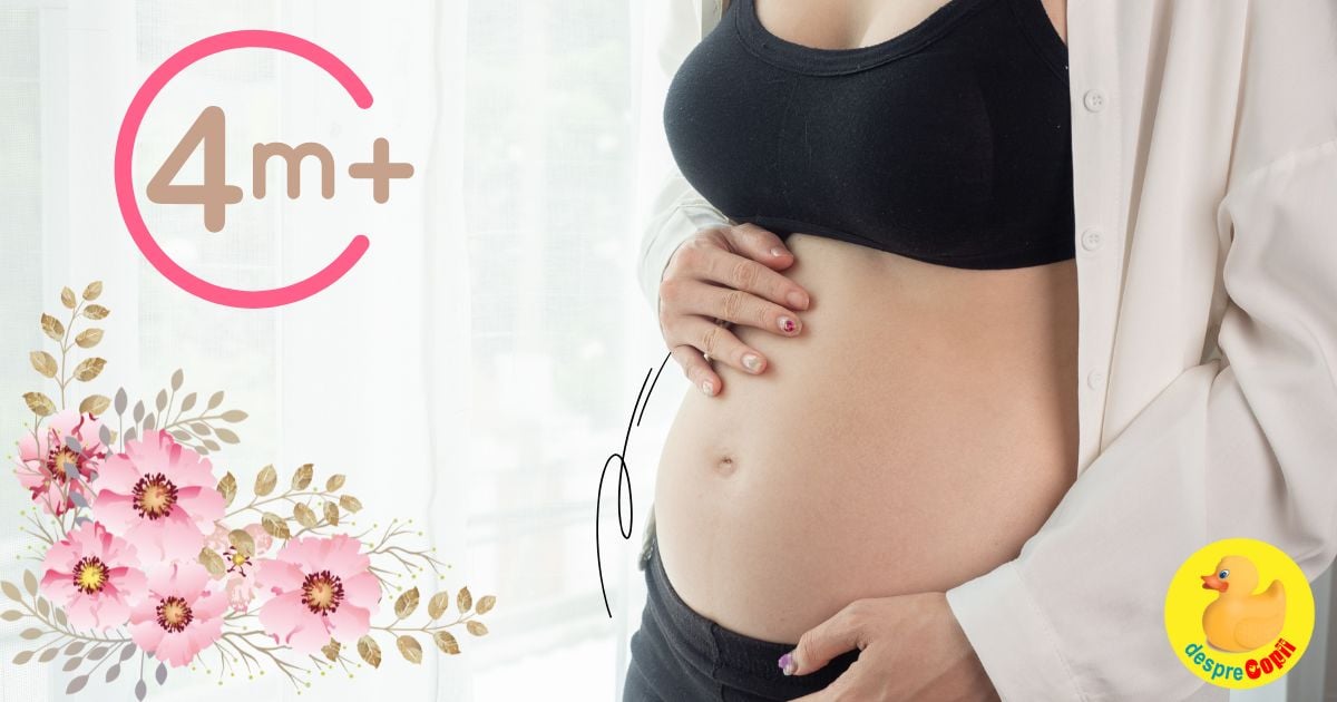 Luna 4 de sarcina -  9 lucruri speciale pentru mami si dezvoltarea lui bebe
