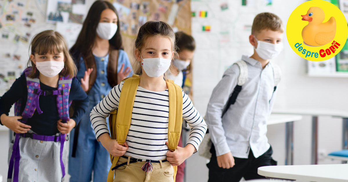 Inapoi la scoala in timpul pandemiei. Cum pregatim sistemul imunitar al copilului pentru a-l feri de raceli, gripa si COVID-19
