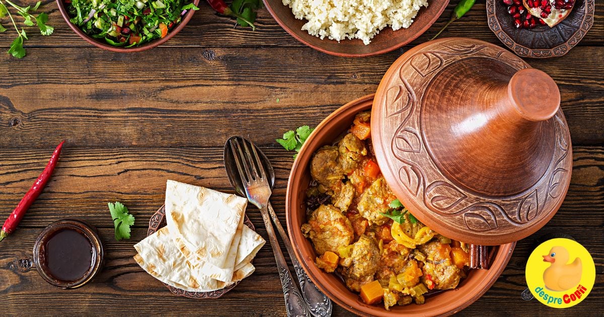 Tagine Marocan cu dovleac si vita - O calatorie de gusturi si arome