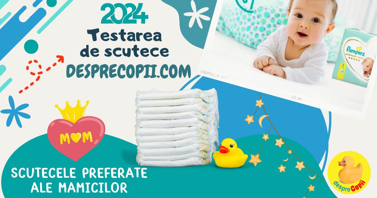 Pampers Pants si Premium Care Pants, scutecele preferate ale mamicilor din Romania