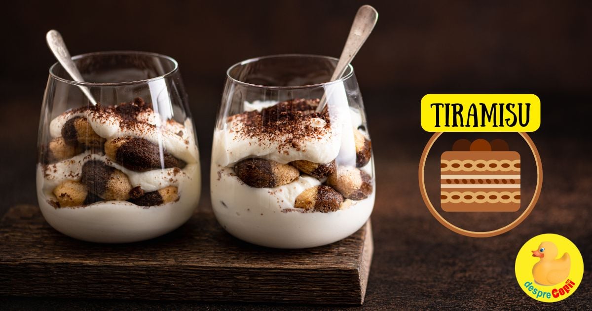 Cupe individuale de Tiramisu: Desertul perfect