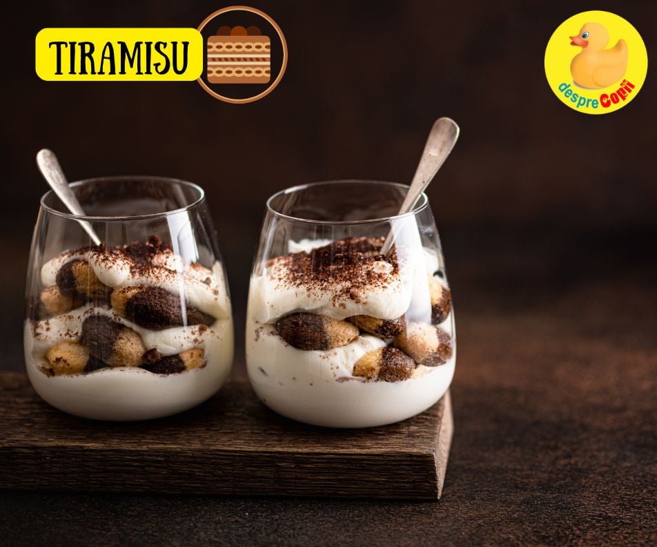 Cupe individuale de Tiramisu: Desertul perfect