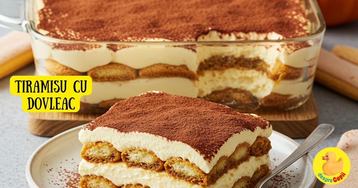 Tiramisu cu dovleac – un desert cremos și aromat care va deveni preferatul familiei