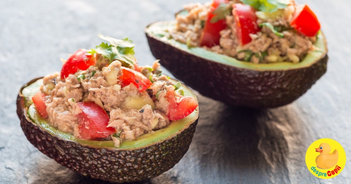 Salata de ton cu avocado - sanatoasa si delicioasa