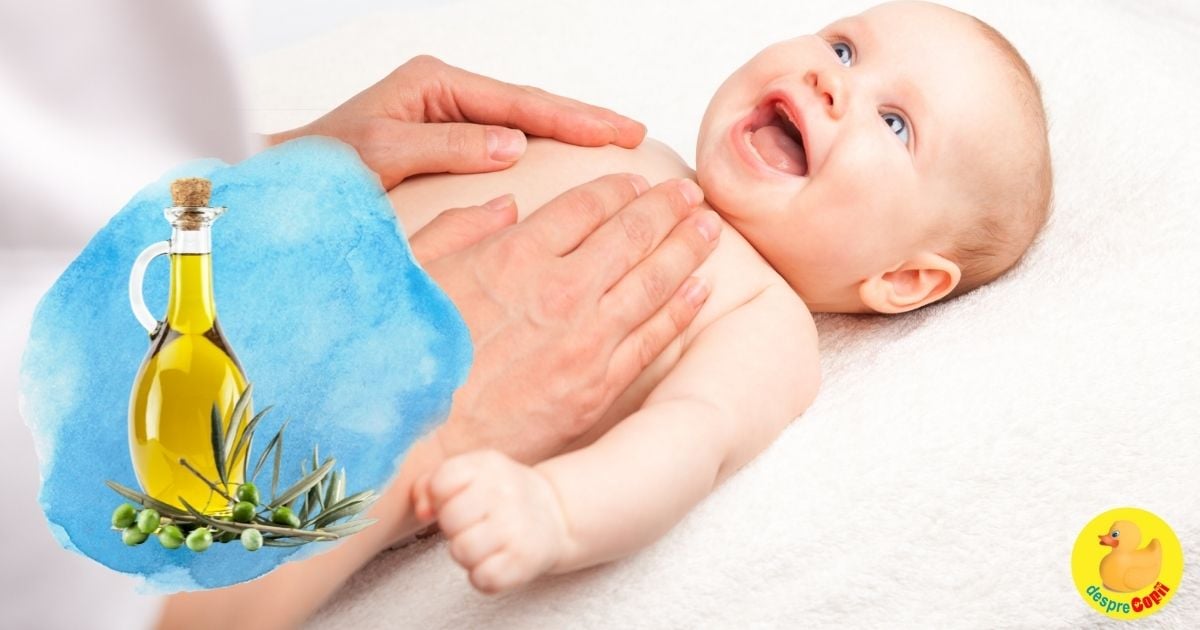 Uleiul de masline -  7 avantaje pentru bebelusi de care sigur nu stiai
