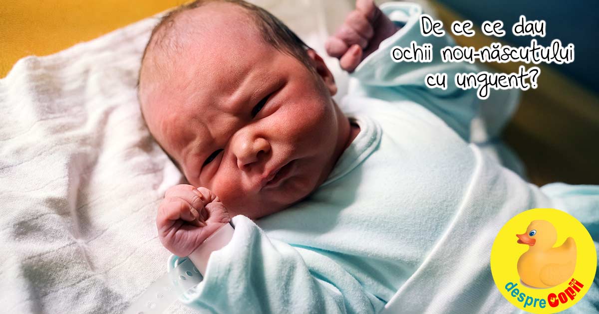 Decizii importante de luat pentru copil inainte de nastere -  unguent pentru ochii nou-nascutului
