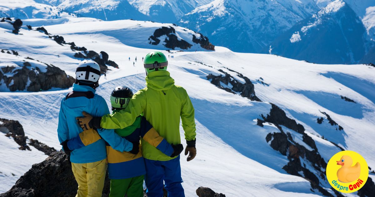 Cele mai frumoase amintiri de iarna -  5 motive pentru a duce copiii intr-o vacanta la schi