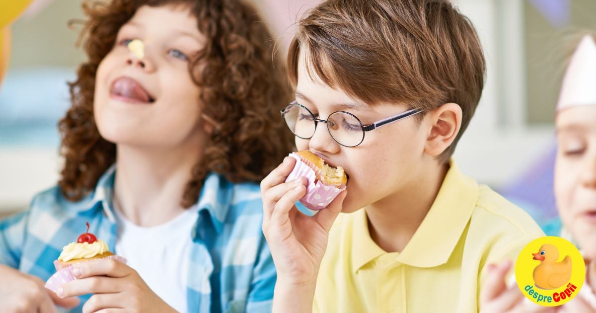 Cate dulciuri are voie un copil si de ce -  reguli si efectul nociv al zaharului pentru sanatatea copiilor