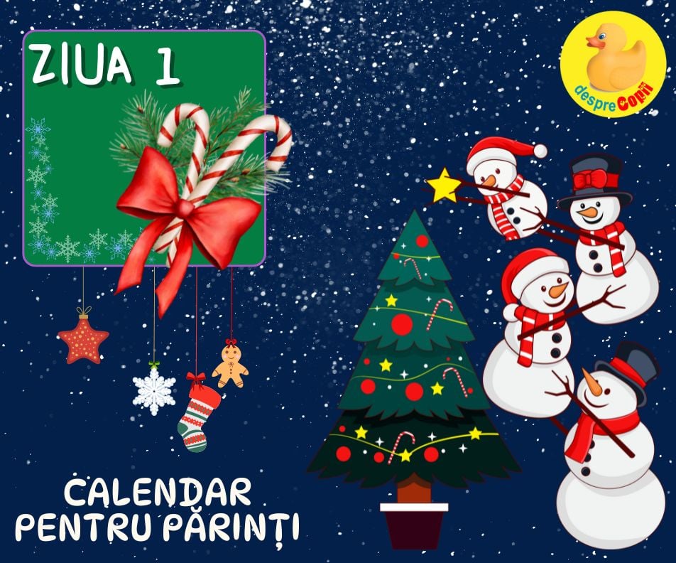 Ziua 1: Consolidează rutina familiei - Advent Calendar pentru părinți