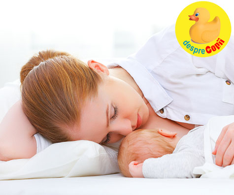 Alaptarea si co-sleepingul -  de ce alaptarea poate deveni mai usoara iar bebe poate dormi mai bine