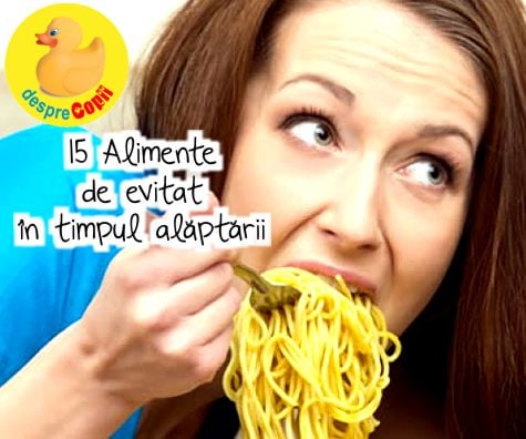 15 Alimente de evitat in timpul alăptării - ar putea produce disconfort mamei și lui bebe