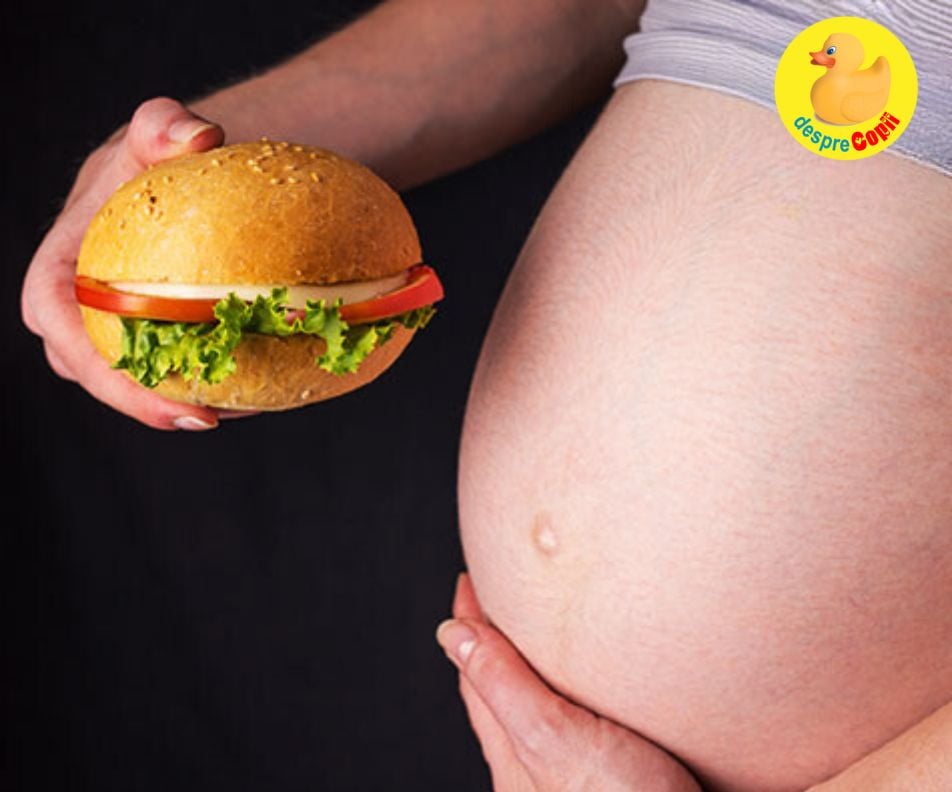 Alimentatia mamei in timpul sarcinii influenteaza greutatea dar si inteligenta copilului