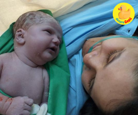 Nașterea cezariană ca o intâlnire magică: am văzut cel mai frumos chip de zâna din lume: fetița mea