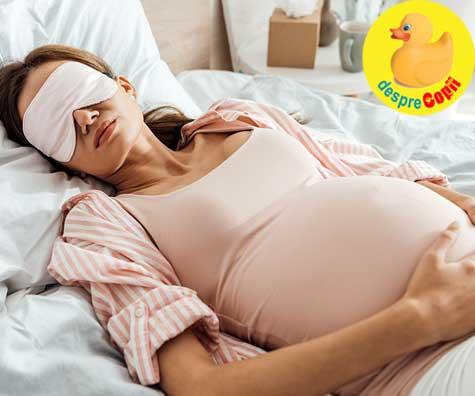 Te simți obosită în timpul sarcinii? Sindromul de apnee în somn poate fi cauza