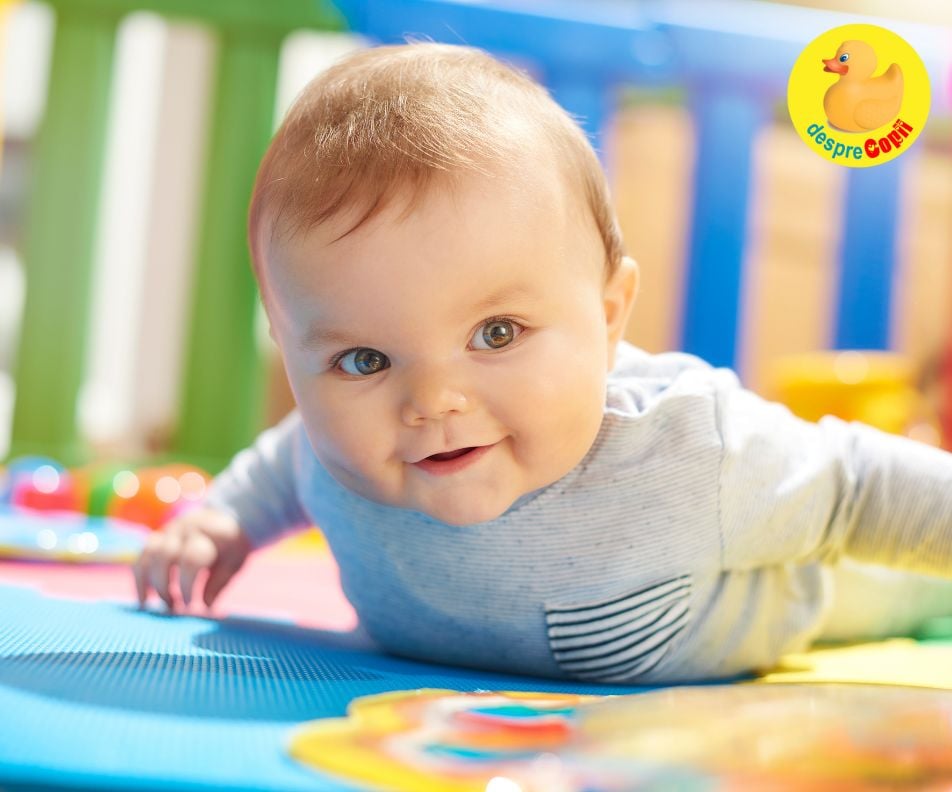 Timpul pe burtică stimulează dezvoltarea senzorială a bebelușului si cu aceste sfaturi putem sa il ajutam pe bebe