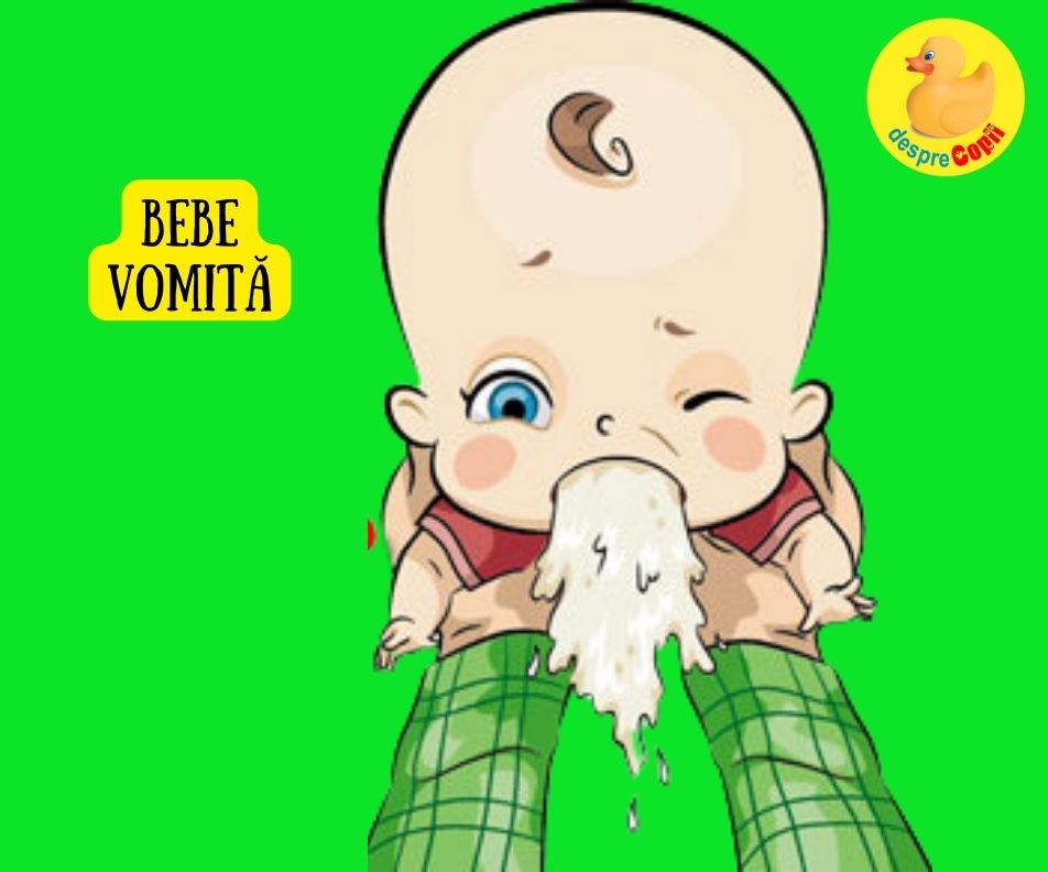 Varsaturile bebelusului. 7 cauze pentru care bebe vomita si ce ce putem face - sfatul medicului