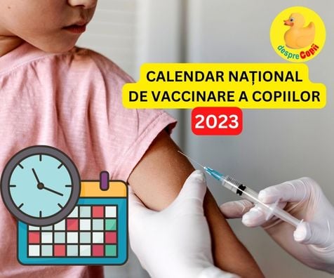calendar de vaccinare copii