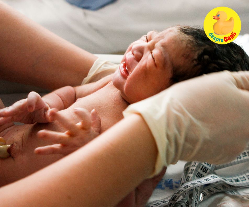 Taierea prea grabita a cordonului ombilical poate afecta sanatatea bebelusului - iata cat trebuie intarziat si de ce