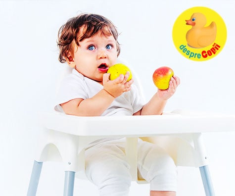 Introducerea fructelor in alimentația bebelușului: ghid pe luni: DIAGRAMA