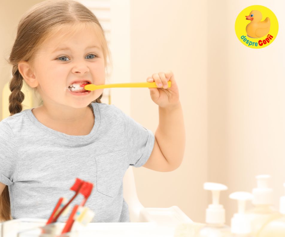 3 pasi esentiali in rutina de ingrijire dentara a copiilor