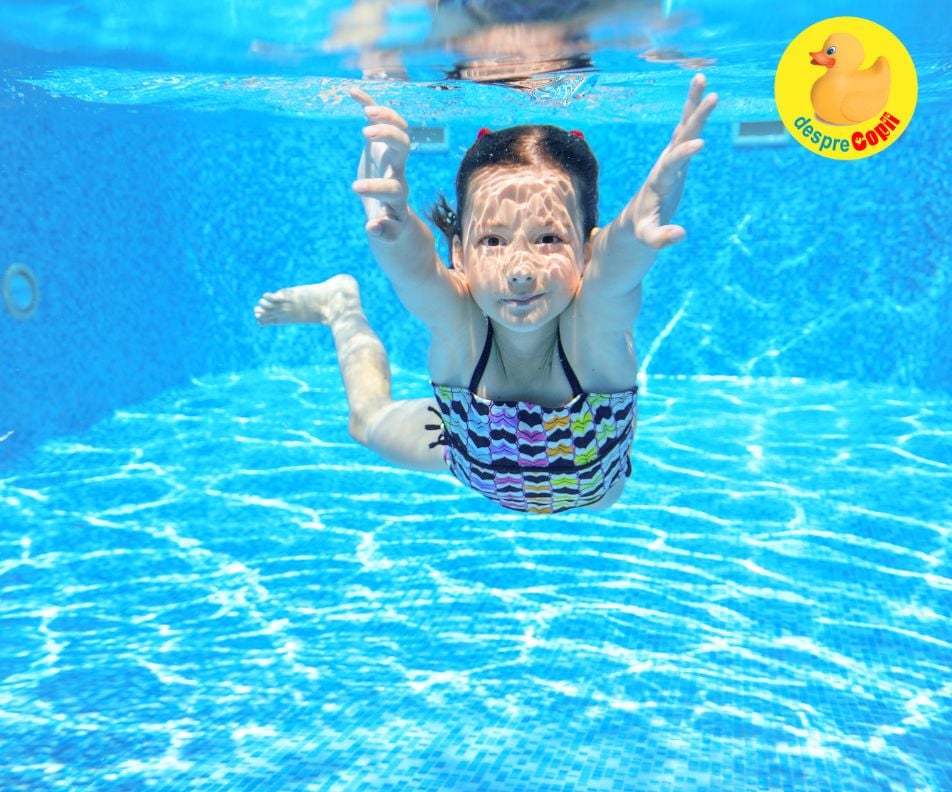 Inotul in piscina: cateva sfaturi pentru a ne proteja copilul de bolile si pericolele piscinelor