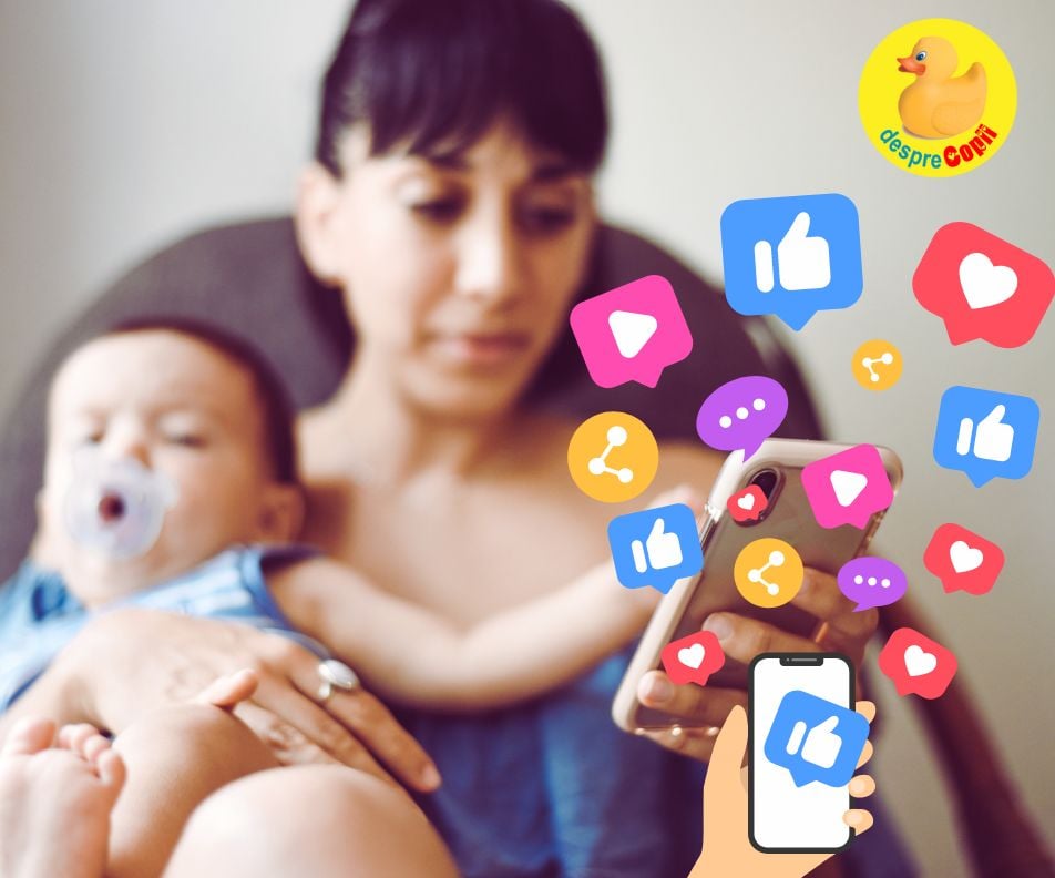 Pentru mamici - ce sa faci si ce sa nu faci pe retelele sociale - atentie retelele sociale pot fi dăunătoare sănătății tale mintale.