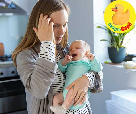 Bebelusul plânge non-stop? Iată 14 sfaturi cu care il poți calma