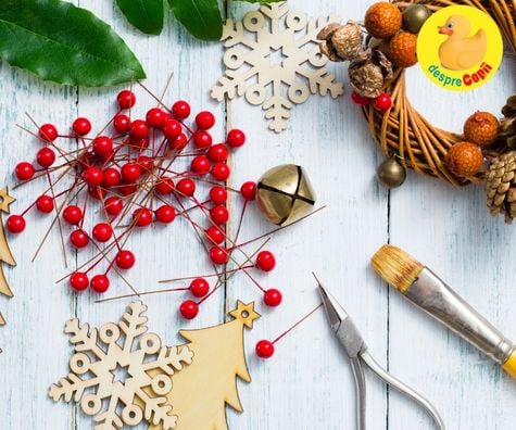 24 de ornamente pentru bradul de Crăciun pe care le poți face și tu