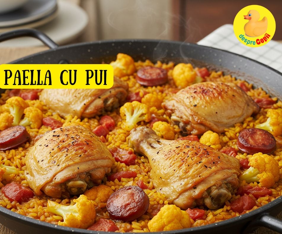 Paella cu pui varianta marocana - o explozie de arome