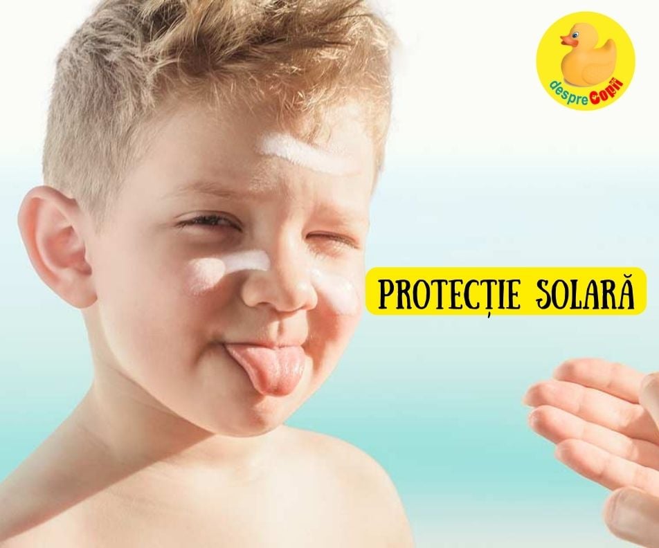Cum protejam copiii la soare -  ce trebuie sa stii despre tipul de piele, radiatii si arsuri solare