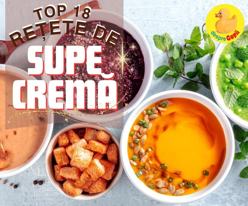 Top supe creme: 18 rețete de supă cremă, ideale pentru anotimpul rece