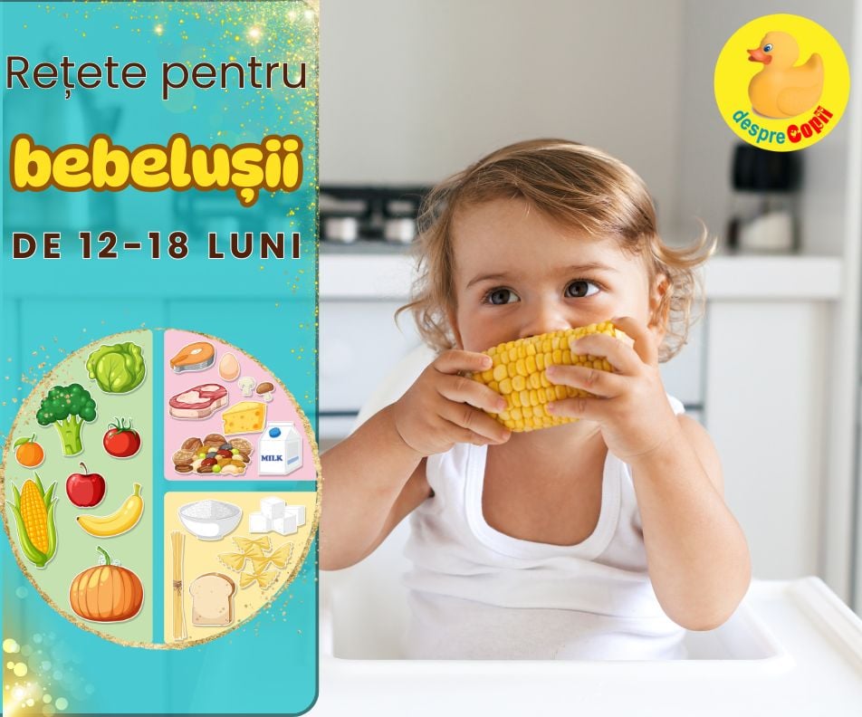 Retete pentru bebelusii cu varsta cuprinsa intre 12-18 luni