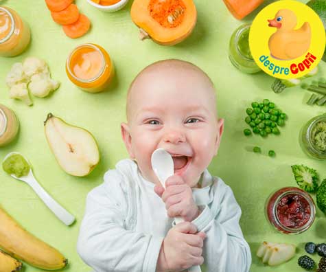 6 semne că bebelușul este pregătit pentru a primi alimente solide (diversificarea) - conform Academiei Americane de Pediatrie