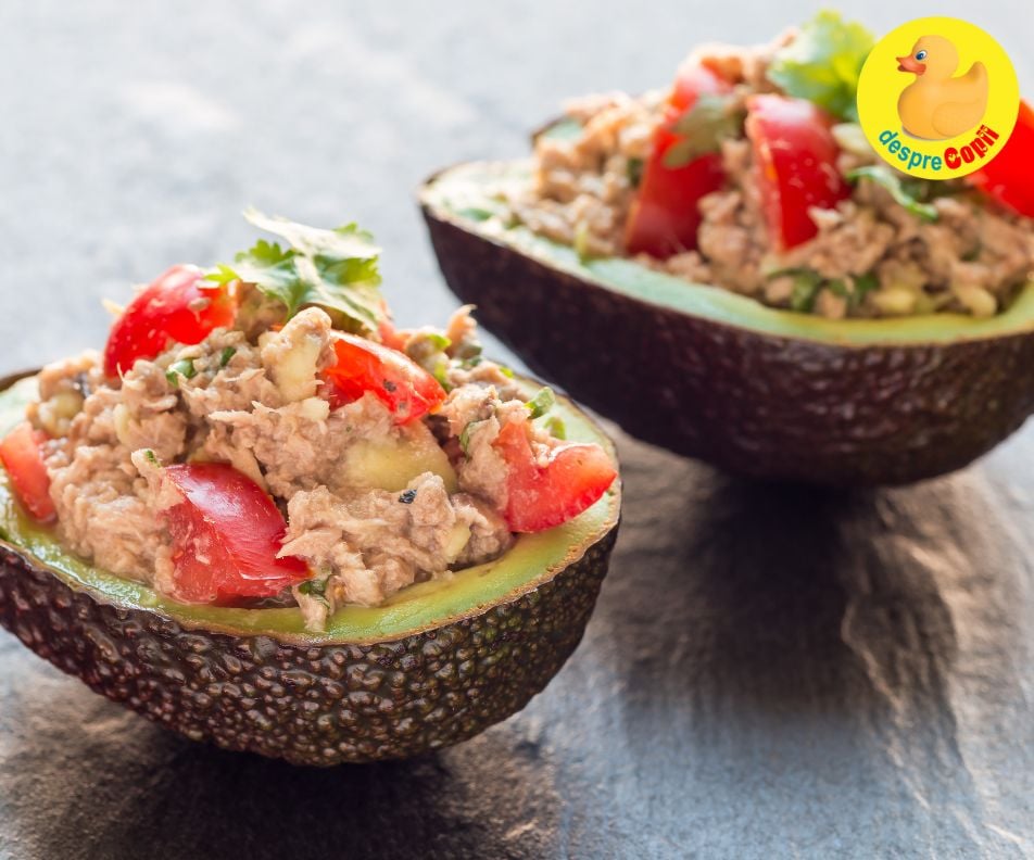 Salata de ton cu avocado - sanatoasa si delicioasa